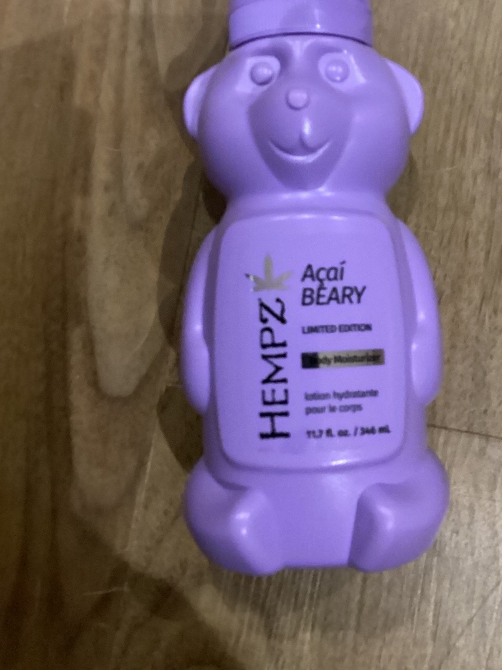 Hempz Açaí Beary Limited Edition Body Moisturizer 11.7 Ounces